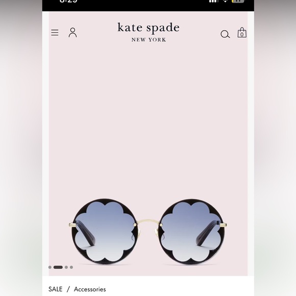 Kate Spade Alivia Sunglasses - Picture 3 of 10
